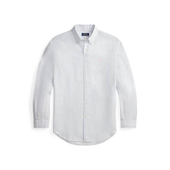 PRL Slim Fit Striped Linen Shirt/Košulja 710B15647002