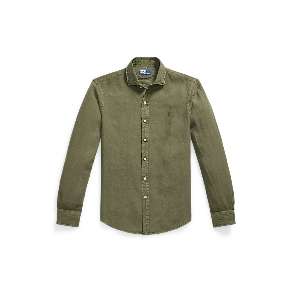 PRL Custom Fit Slub Linen Shirt/ Košulja 710B15650004