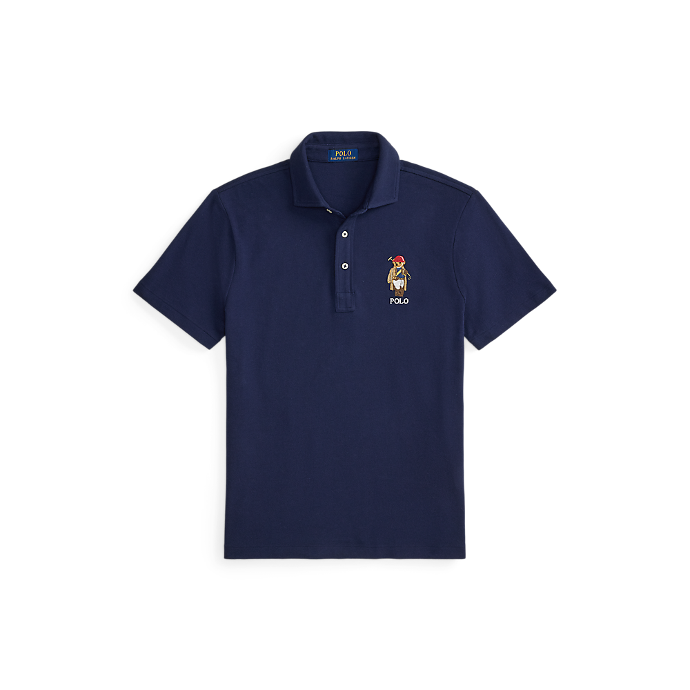 PRL Custom Slim Fit Polo Bear Mesh Polo/Polo majica 710B16616001