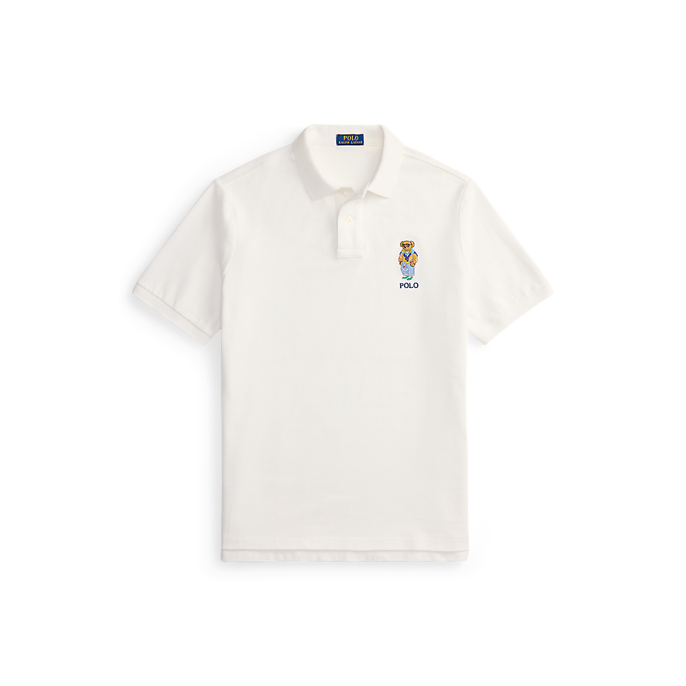 PRL Custom Slim Fit Polo Bear Mesh Polo/Polo majica 710B16617001