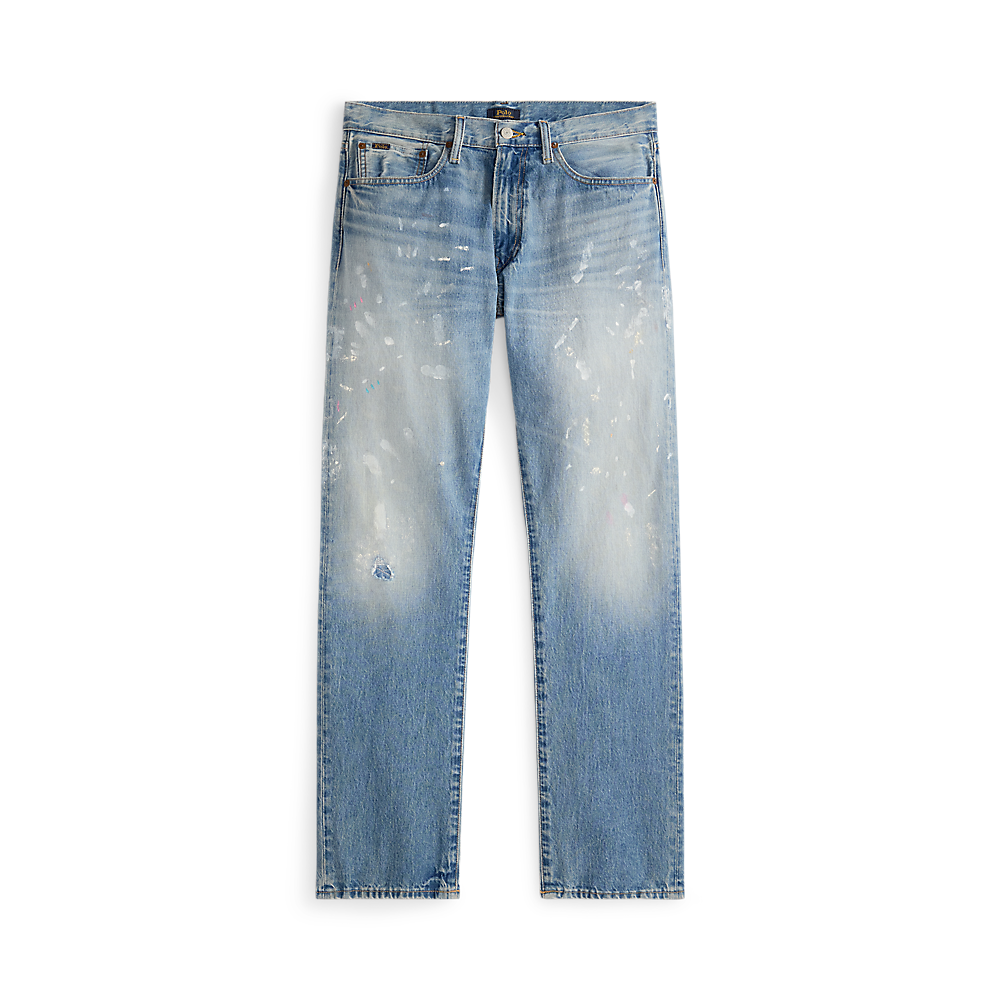 PRL Hampton Straight Hand-Painted Jeans/Traperice 710P02946001