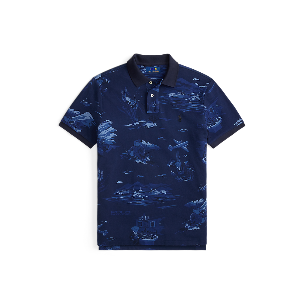 PRL Custom Slim Fit Polo Bear Mesh Polo/Polo majica 710P04012001