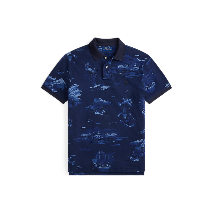 PRL Custom Slim Fit Polo Bear Mesh Polo/Polo majica 710P04012001