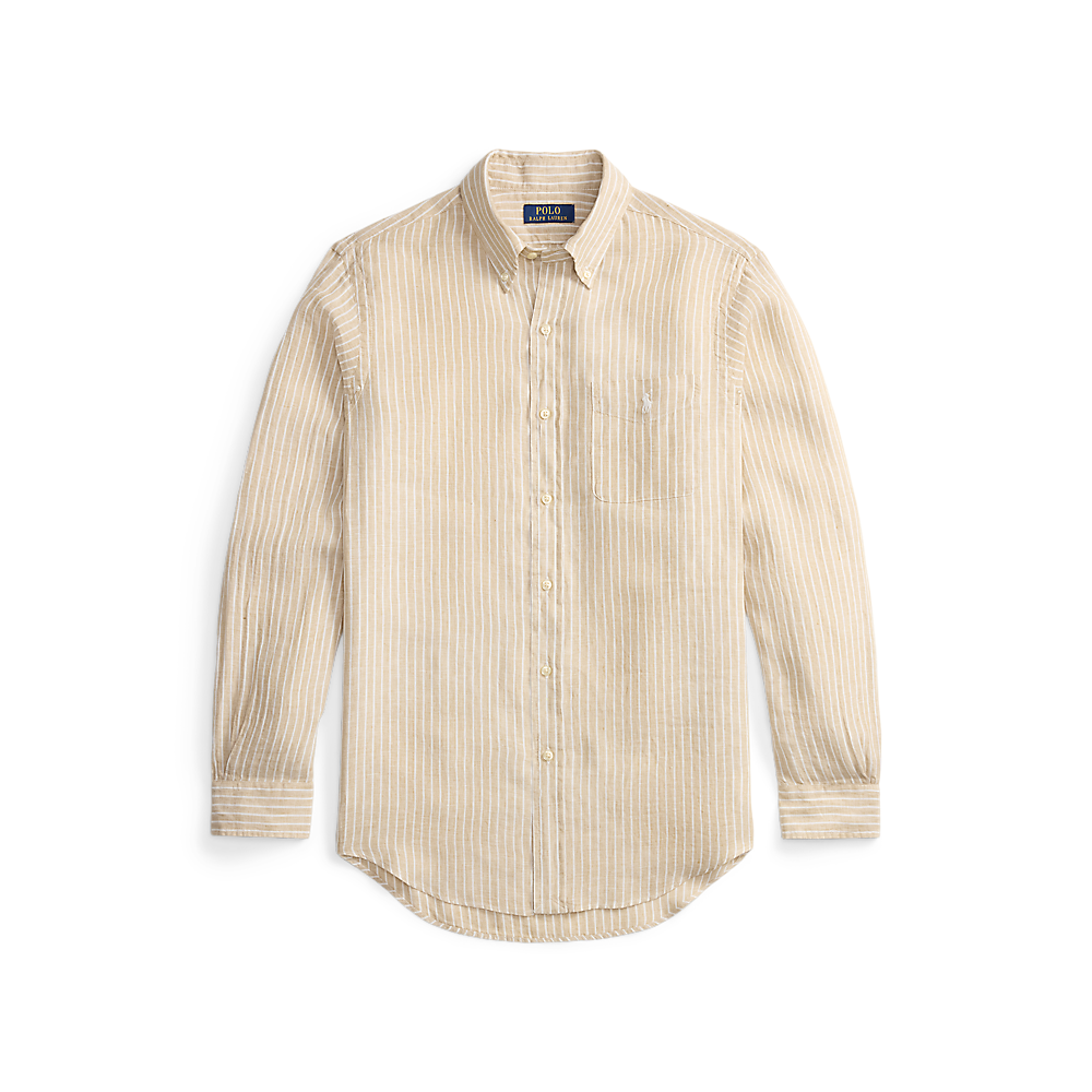PRL Custom Fit Striped Linen Shirt/Košulja 710P07024003