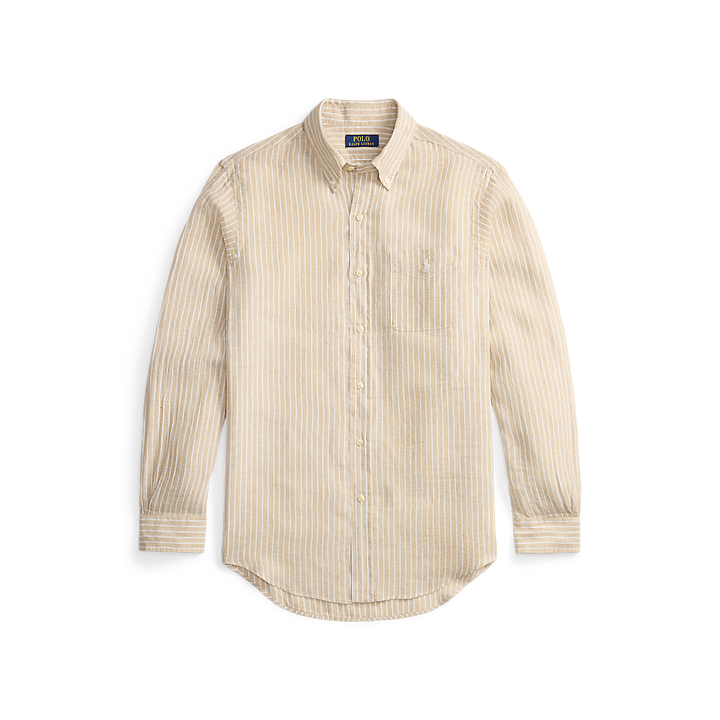 PRL Custom Fit Striped Linen Shirt/Košulja 710P07024003