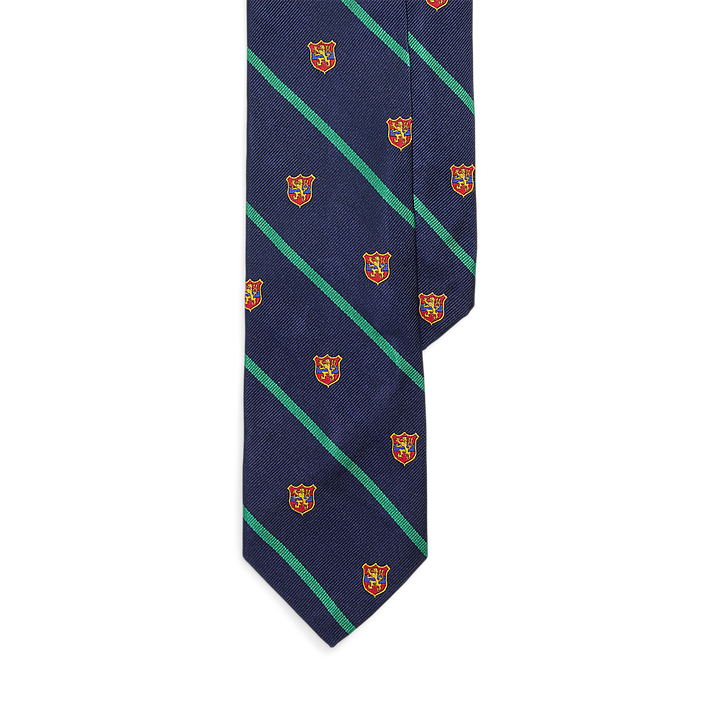 PRL Striped Silk Repp Club Tie/Kravata 712964885001