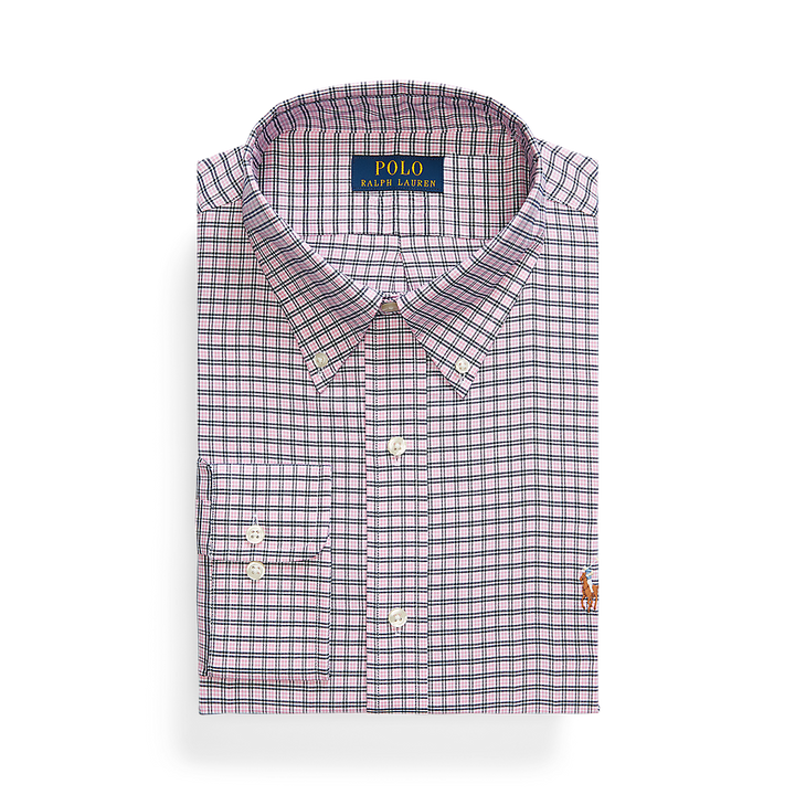 PRL  Custom Fit Gingham Pinpoint Oxford Shirt/ Košulja 712969014005