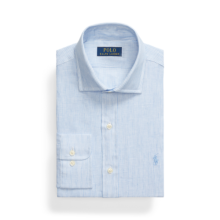PRL Custom Fit Striped Linen Shirt/Košulja 712969016001