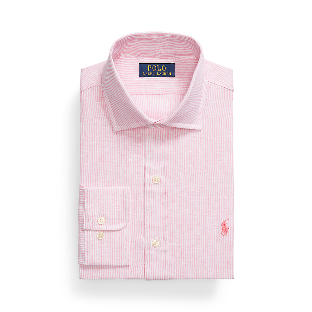 PRL Custom Fit Striped Linen Shirt/Košulja 712969016002