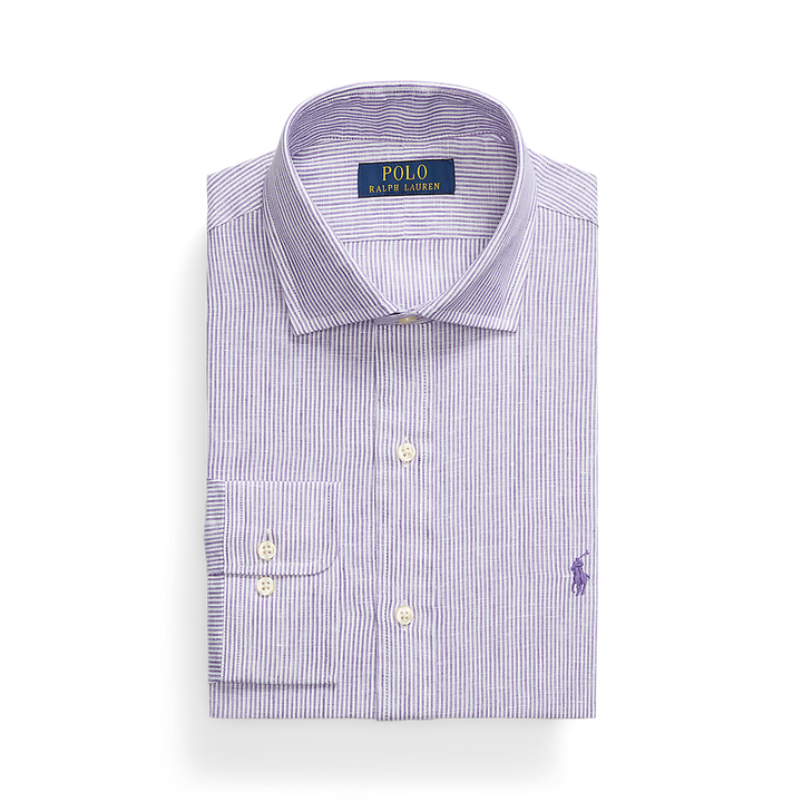 PRL Custom Fit Striped Linen Shirt/Košulja 712969016003