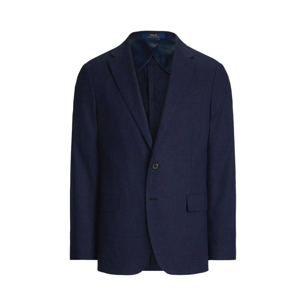 PRL Polo Modern Plaid Linen-Blend Jacket/Sako 715966379001
