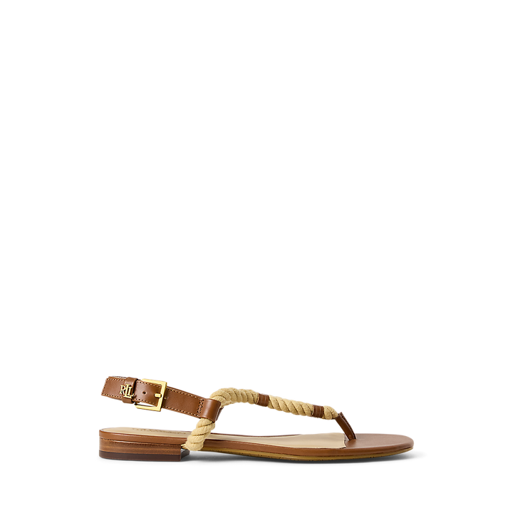 LRL Everley Calfskin &amp; Rope Sandal/Sandale 802959152001