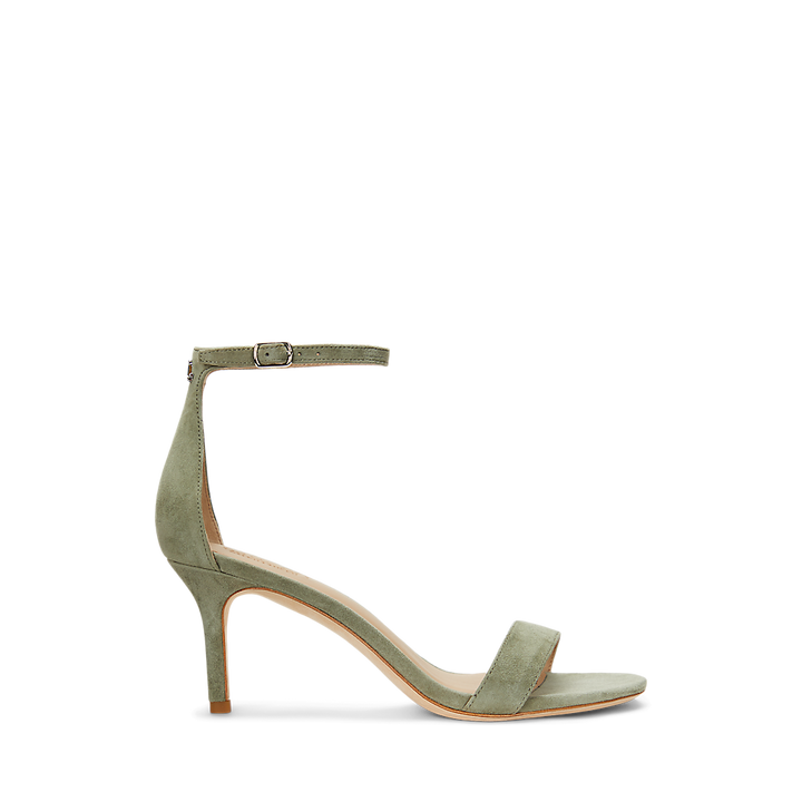 LRL Allie Mid-Heel Suede Sandal/Sandale 802959175007