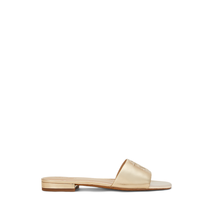 LRL Everley Metallic Leather Slide Sandal/Sandrale 802970531001