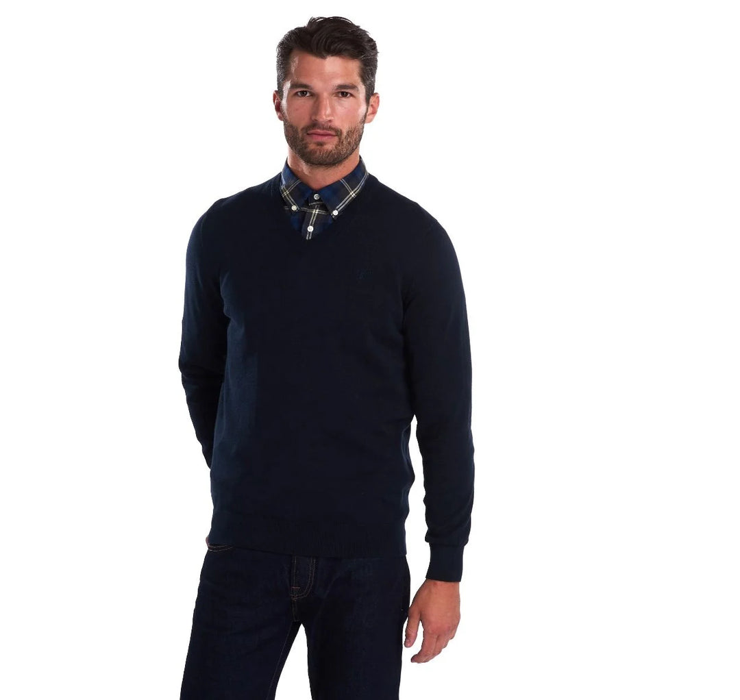 Barbour Pima Cotton V-Neck/Pulover MKN0431