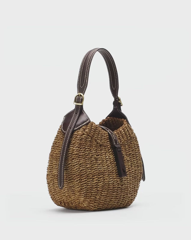 PRL Polo ID Raffia Small Shoulder Bag/Torba 428955916001