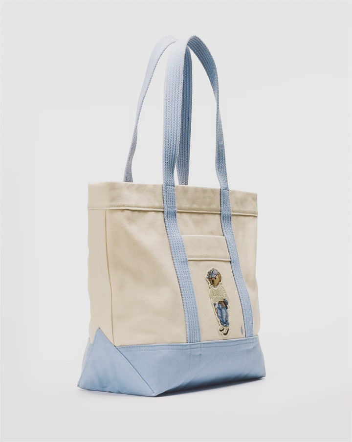 PRL Polo Bear Canvas Medium Tote/Torba 428967715001