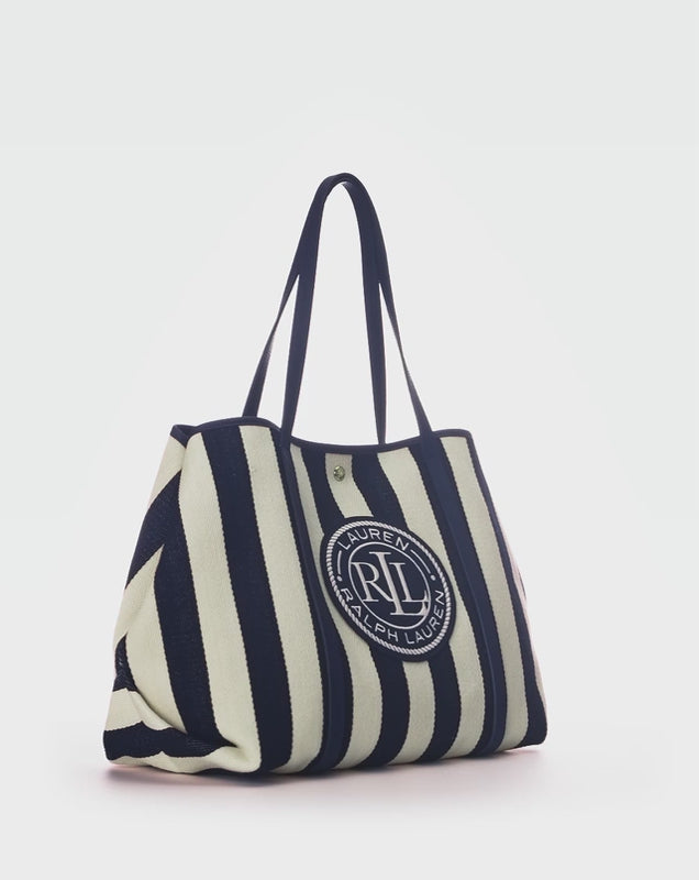 LRL Striped Herringbone Large Emerie Tote/Torba 431956937001