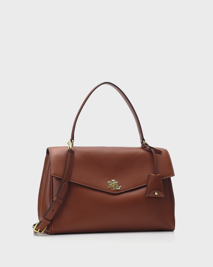 LRL Nappa Leather Medium Farrah Soft Satchel/Torba 431P11738001