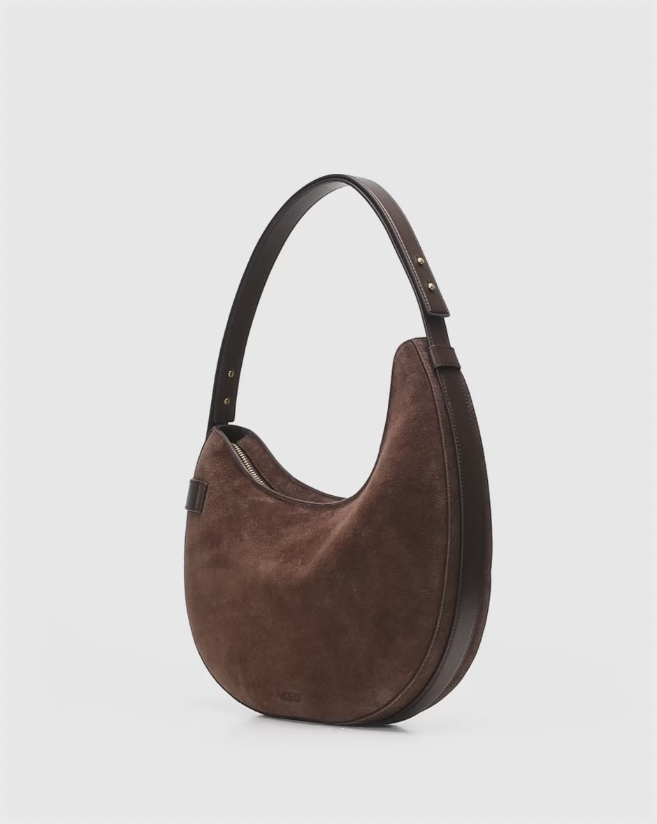 LRL Suede Large Tasha Shoulder Bag/Torba 431980157009