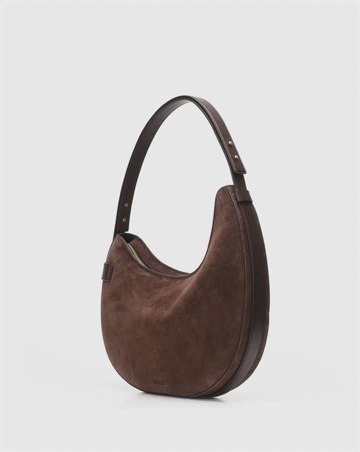 LRL Suede Large Tasha Shoulder Bag/Torba 431980157009