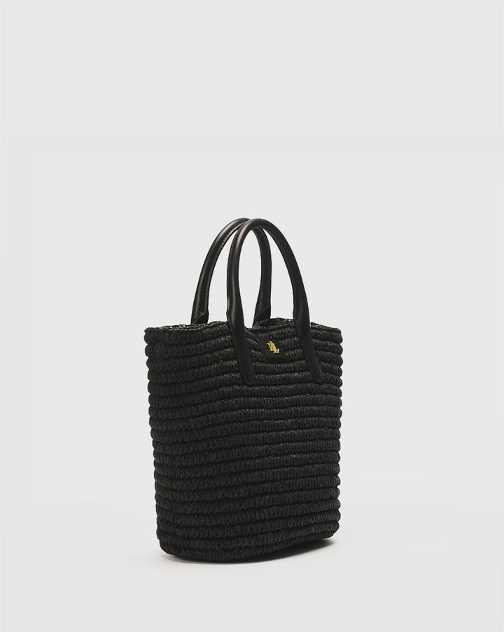 LRL Woven Straw Medium Brie Tote Bag/Torba 431962120002