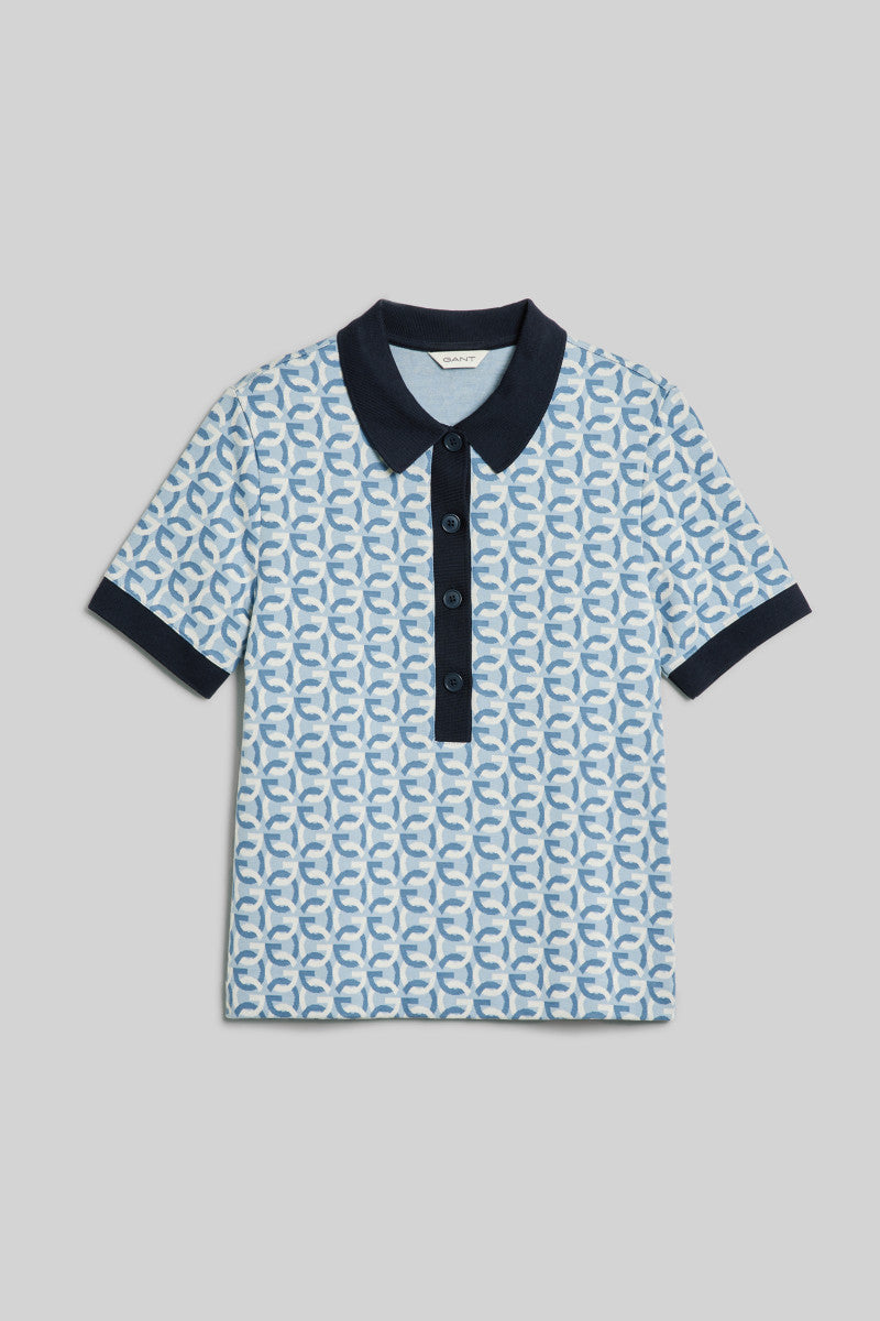 GANT G-Pattern Jaquard Ss Polo/Polo majica 4200844