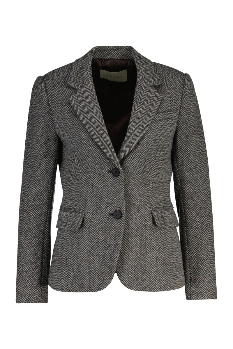 GANT Slim Wool Blend Herringbone Blazer/Sako 4770341