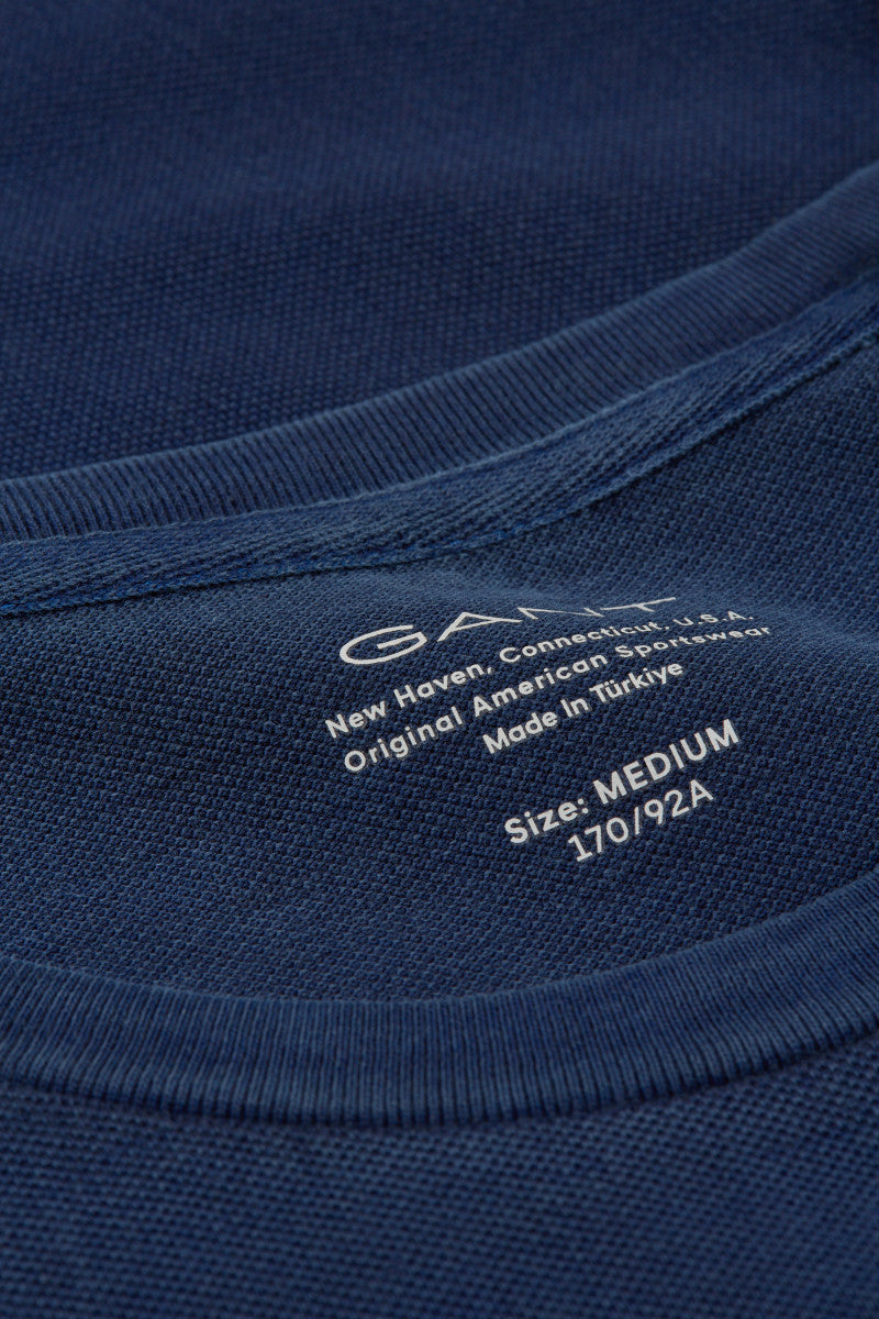 GANT Slim Sunfaded Ss Pique T-Shirt/Majica 2003324