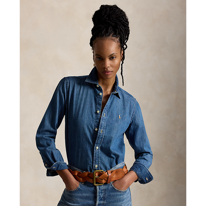 PRL Slim Fit Denim Shirt/Košulja 211969458001