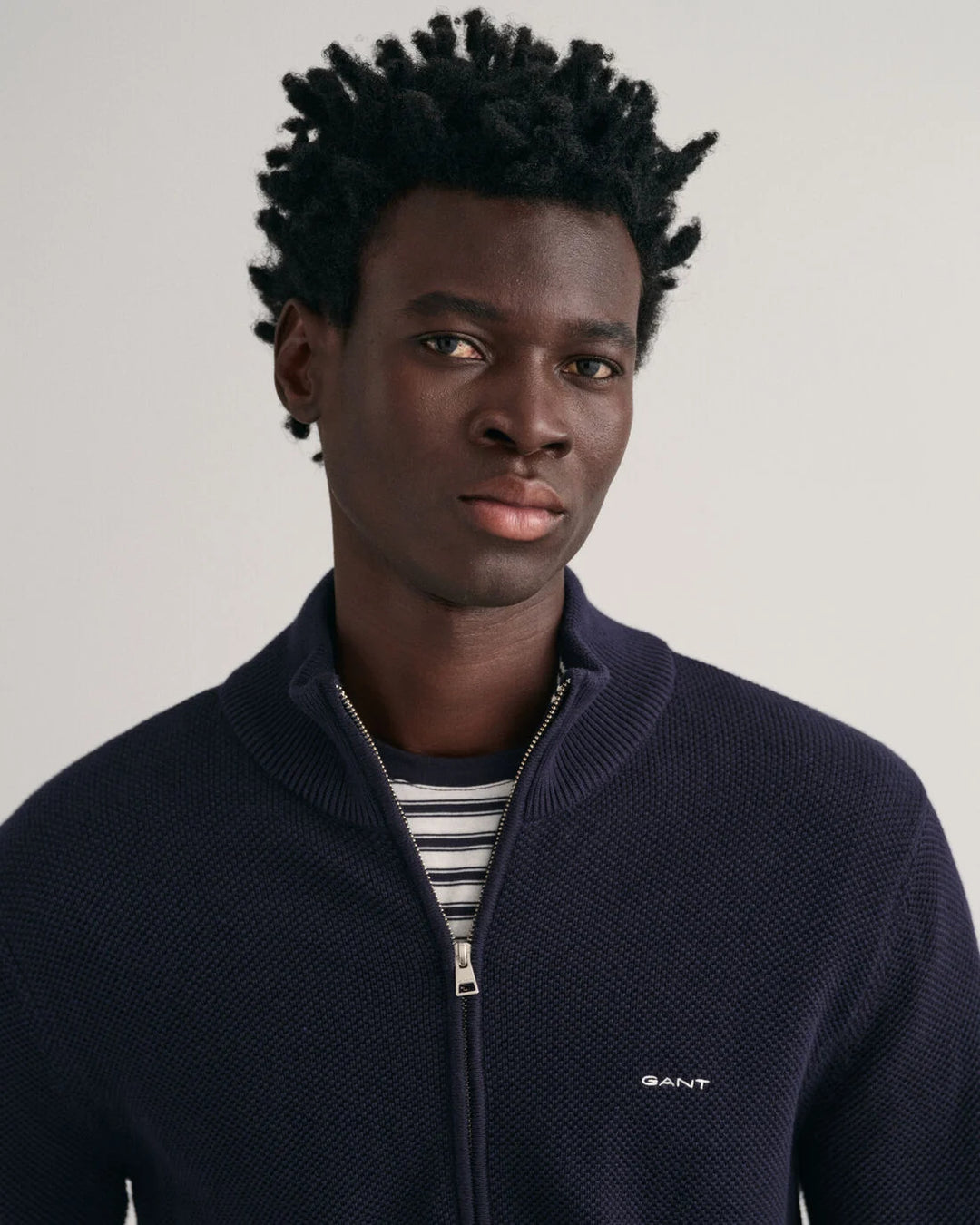 GANT Cotton Pique Zip Cardigan/Pulover 8040524