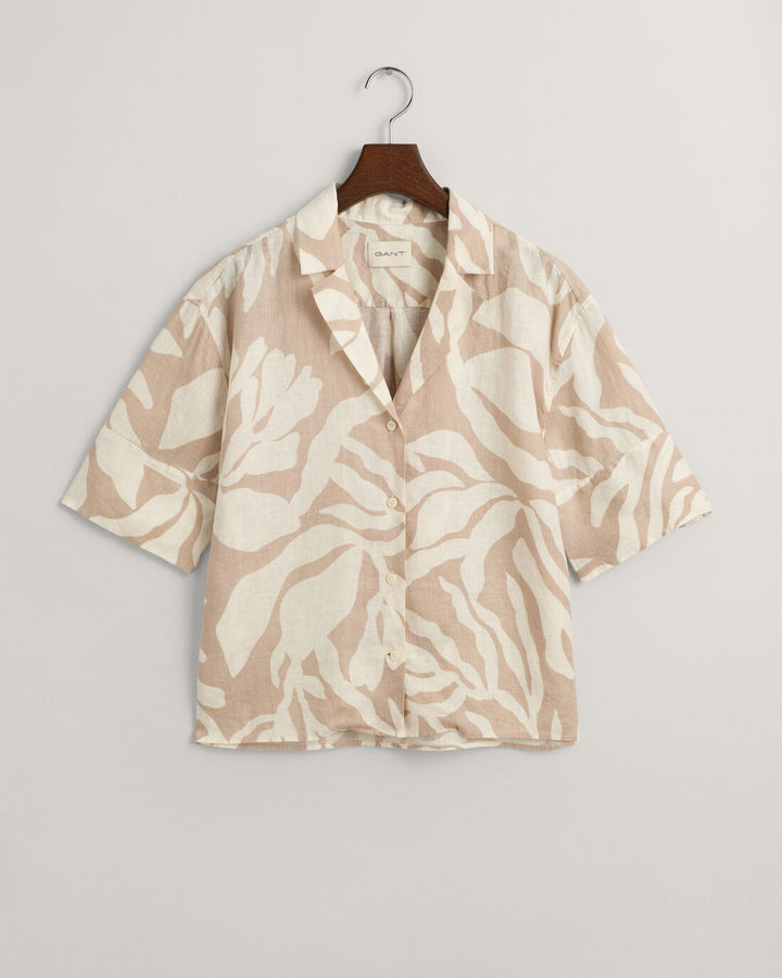 GANT Rel Palm Print Ss Linen Shirt/Košulja 4300333