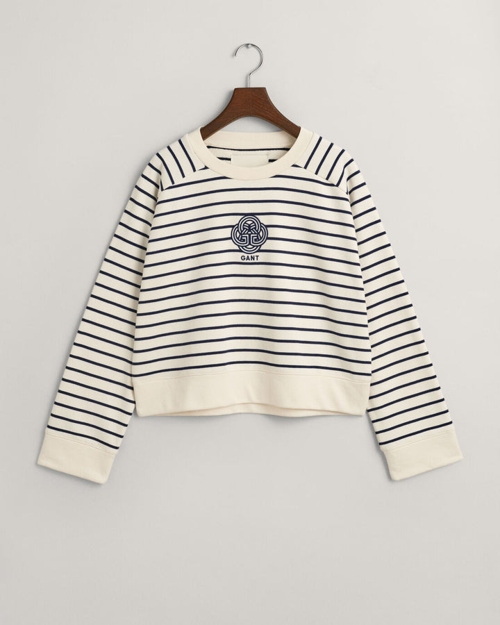 GANT Striped Monogram C-Neck Sweat/Duks 4200825