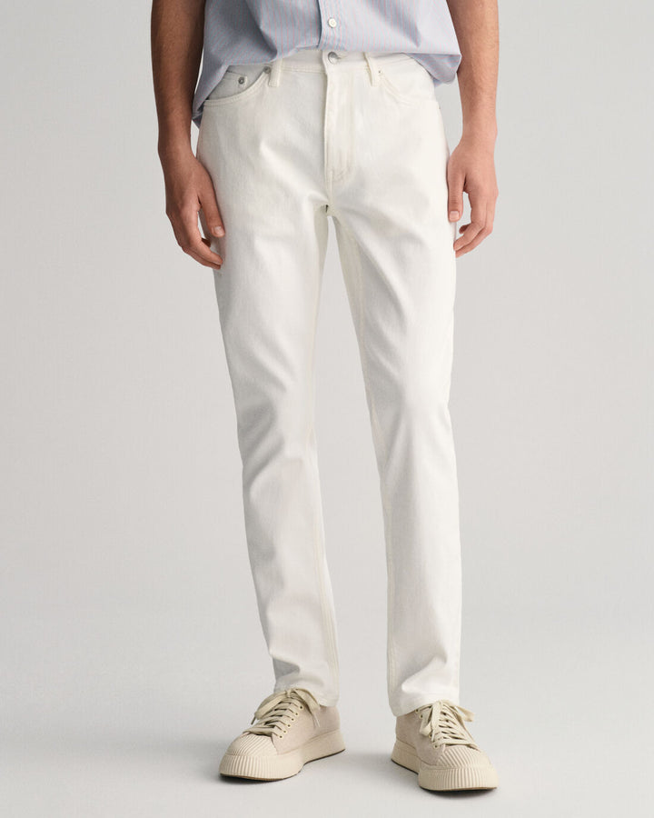 GANT White Slim Jeans/Traperice 1000303