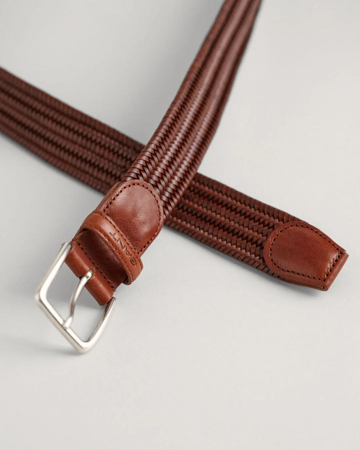 GANT Leather Elastic Braided Belt/Remen 9940161