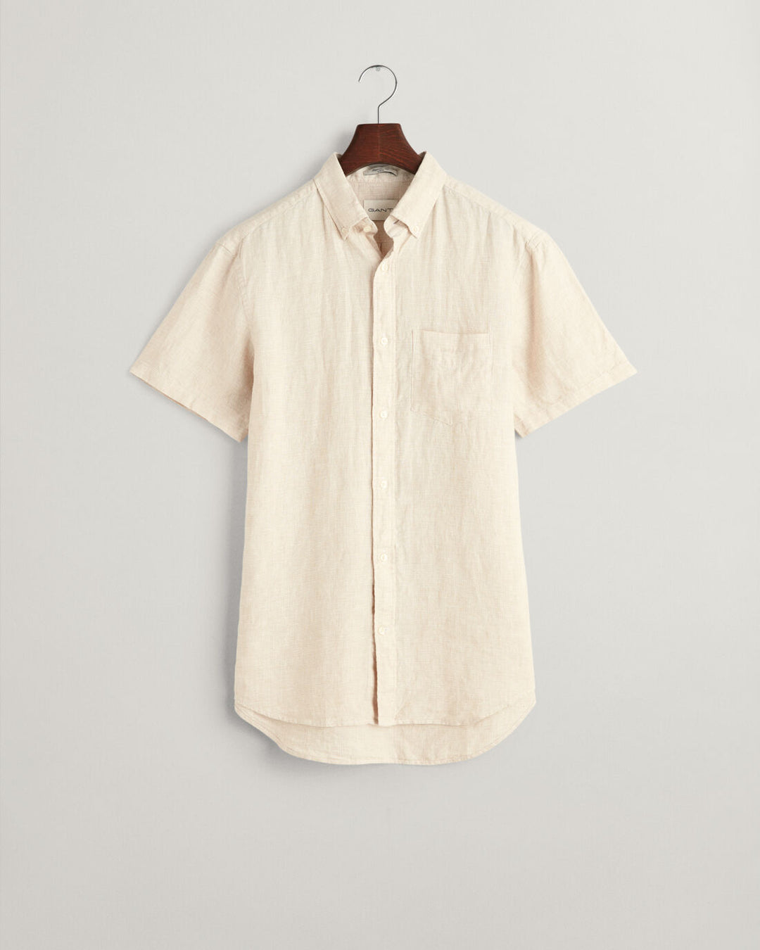 GANT Reg Linen Houndstooth Ss Shirt/Košulja 3240068