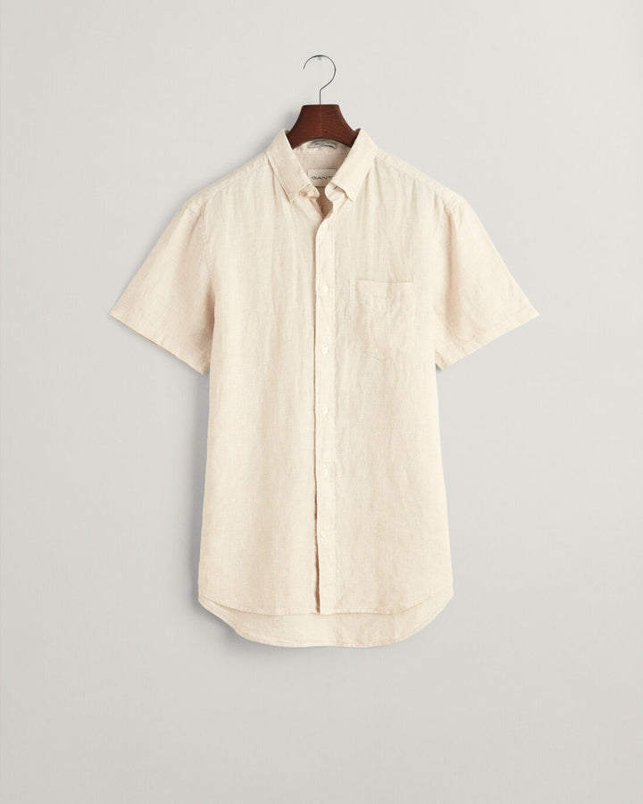 GANT Reg Linen Houndstooth Ss Shirt/Košulja 3240068