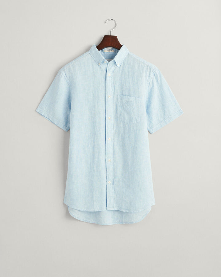 GANT Reg Linen Houndstooth Ss Shirt/Košulja 3240068