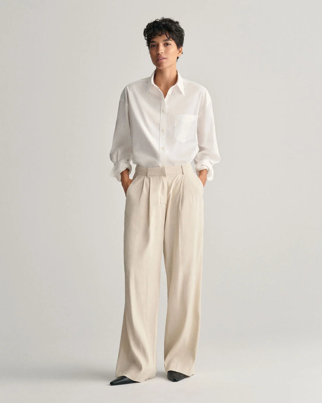 GANT Rel Stretch Linen Tailored Pant/Hlače 4150307