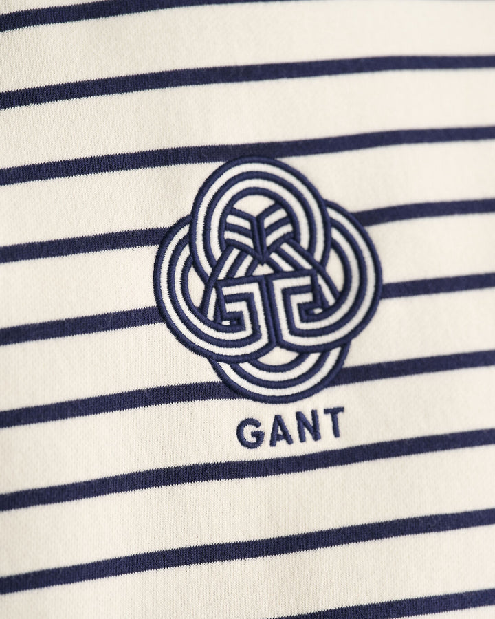 GANT Striped Monogram C-Neck Sweat/Duks 4200825