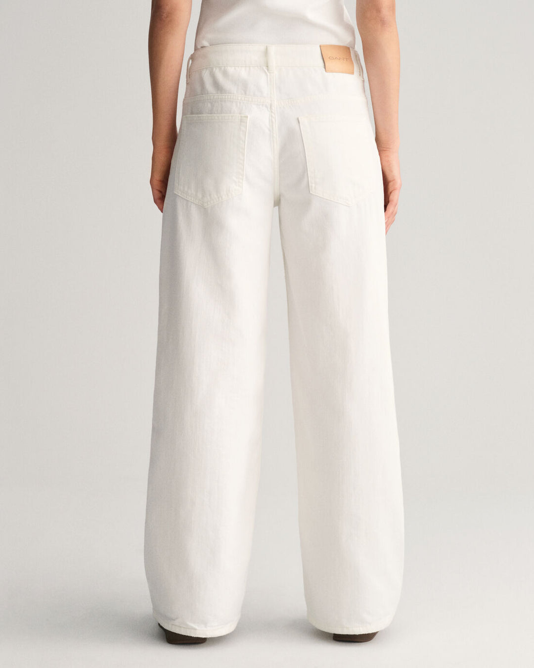 GANT Low Wide Leg White Jeans/Traperice 4100216