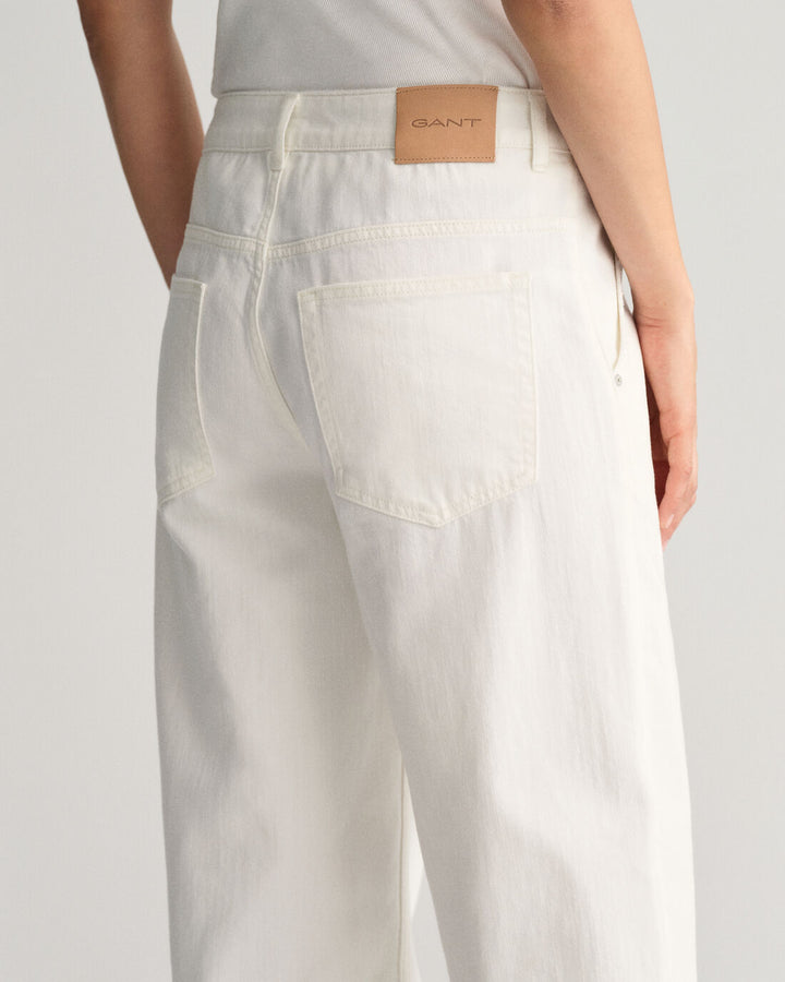 GANT Low Wide Leg White Jeans/Traperice 4100216