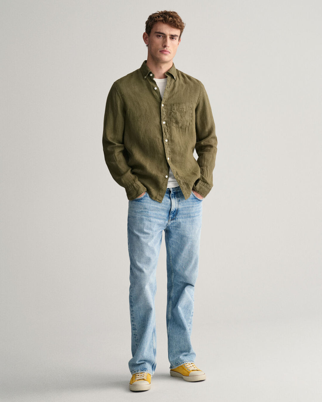 GANT Reg Gmnt Dyed Linen Shirt/Košulja 3240120