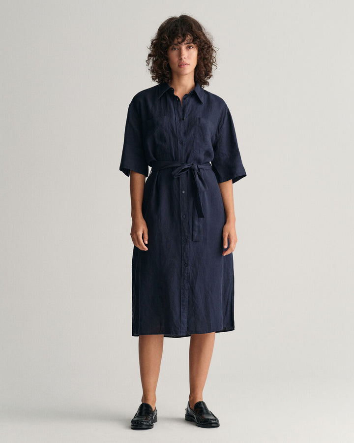 GANT Rel Linen Ss Shirt Dress/Haljina 4503319