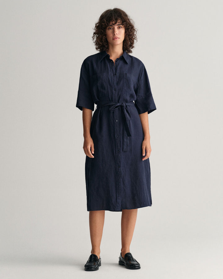 GANT Rel Linen Ss Shirt Dress/Haljina 4503319