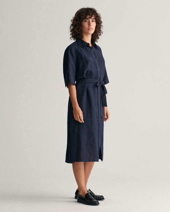 GANT Rel Linen Ss Shirt Dress/Haljina 4503319