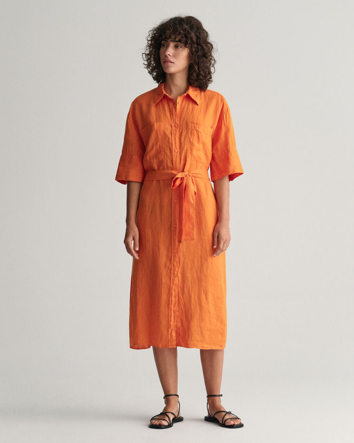 GANT Rel Linen Ss Shirt Dress/Haljina 4503319