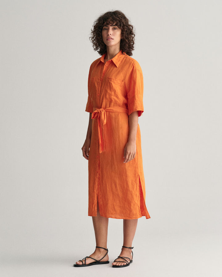 GANT Rel Linen Ss Shirt Dress/Haljina 4503319