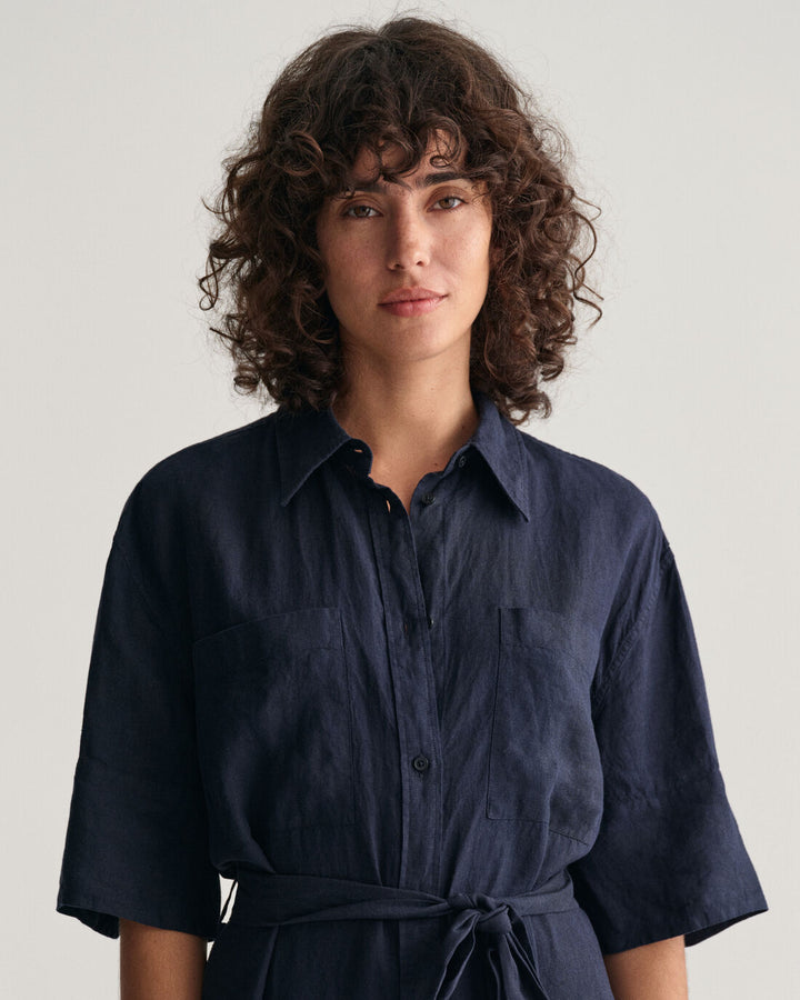 GANT Rel Linen Ss Shirt Dress/Haljina 4503319