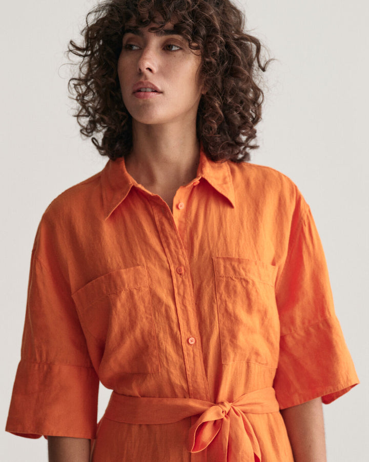 GANT Rel Linen Ss Shirt Dress/Haljina 4503319